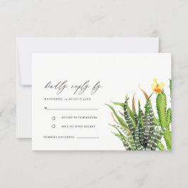 MODERNO CACTUS FLORAL GARDEN WATERCOLOR RSVP