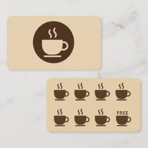 ☕ moderno café Compre lealdade e Cartão de visita