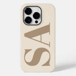 Moderno Case-Mate Antigo Branco com Monograma