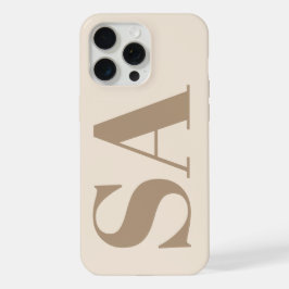 Moderno Case-Mate Antigo Branco com Monograma