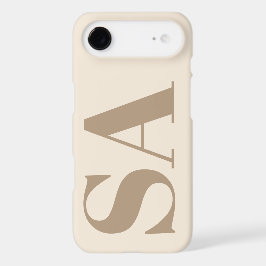 Moderno Case-Mate Antigo Branco com Monograma