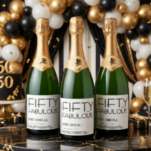 Moderno Cinquenta e Fabuloso Aniversário de 50 Ano