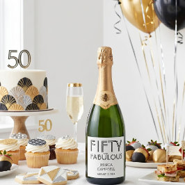 Moderno Cinquenta e Fabuloso Aniversário de 50 Ano