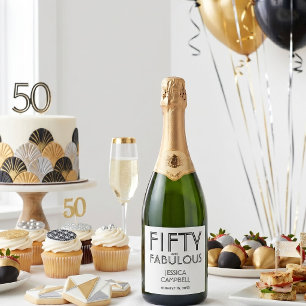 Moderno Cinquenta e Fabuloso Aniversário de 50 Ano