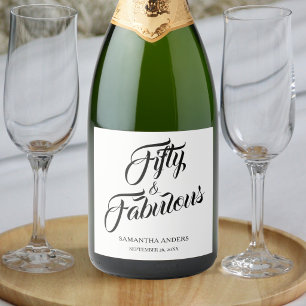Moderno Cinquenta e Fabuloso Aniversário de 50 ano