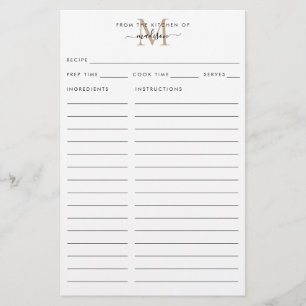 Moderno da cozinha da Dourada receita de monograma