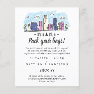 Moderno de Destino de Casamento de MIAMI