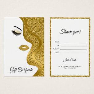 Moderno Dourado com Efeito Glitter
