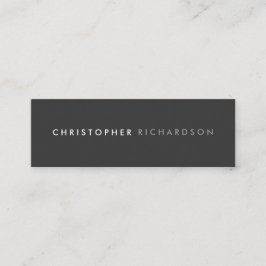 MODERNO e MINIMAL N.o 4 Cartão de visita