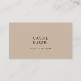 Moderno e Na moda Cartão de visita