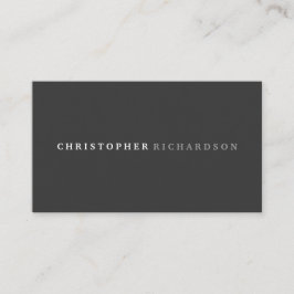 MODERNO & ELEGANTE N. º 1 Cartão de visita