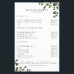 Moderno, Greenery Flyer<br><div class="desc">Camada verde moderna em cinzas pretas, branco, verde, ouro azul.Edite seu produto em minutos adicionando seus dados. Você pode alterar a fonte/cor/posição "personalizar ainda mais".</div>