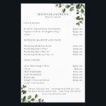 Moderno, Greenery Flyer<br><div class="desc">Camada verde moderna em cinzas pretas, branco, verde, ouro azul.Edite seu produto em minutos adicionando seus dados. Você pode alterar a fonte/cor/posição "personalizar ainda mais".</div>