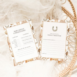 Moderno jogo de previsão do Chá de fraldas Rodeo O