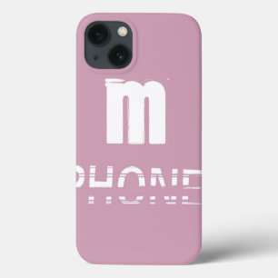 Moderno Legal Rosa Personalizável Monograma