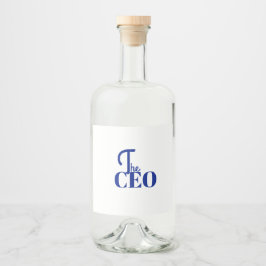 Moderno Minimal O CEO Azul