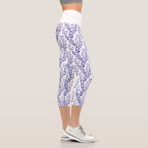 Moderno Minimalista Azul Marinho Branco Floral