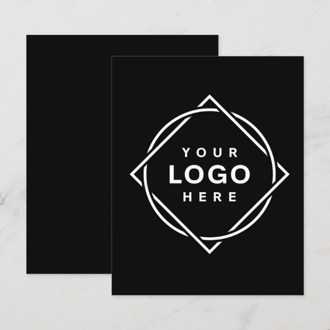 Moderno, minimalista, elegante e personalizável (Frente/Verso)