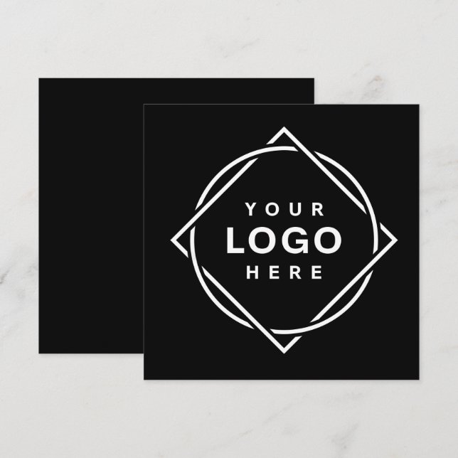 Moderno, minimalista, elegante e personalizável (Frente/Verso)