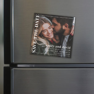 Moderno Minimalista Simples Salve a Magnética de D