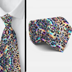 Moderno & Ousado Gravata com Estampa de Leopardo