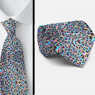Moderno & Ousado Gravata com Estampa de Leopardo
