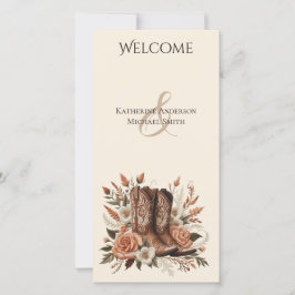 Moderno País Elegante - Flores Ocidentais