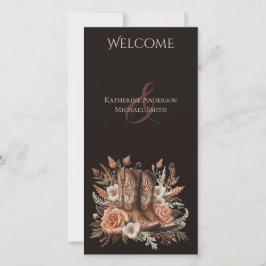 Moderno País Elegante - Flores Ocidentais