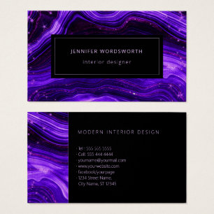 Moderno Professional Watercolor Agate Roxo Geode