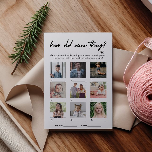 Moderno Quantos Anos Eles Tinham O Cartão De Jogo  (Criador carregado)