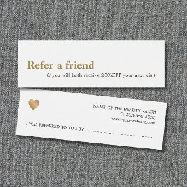 Moderno Referencial de Beleza Branco Elegante Fals