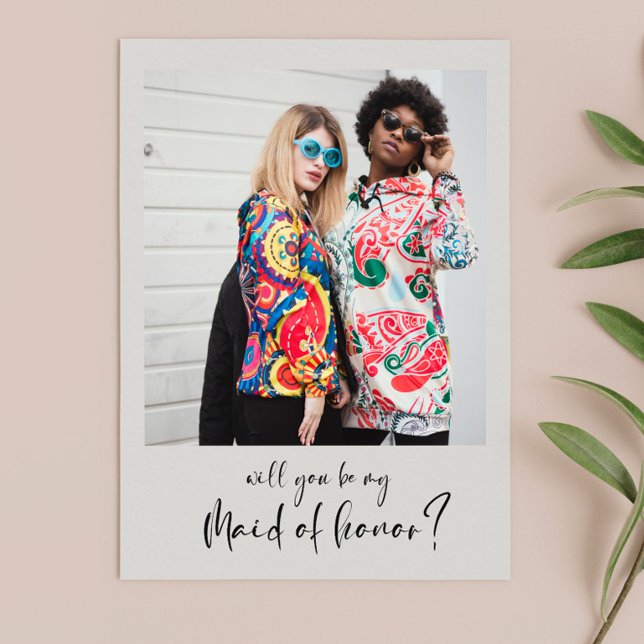 Moderno será meu cartão com fotos de madrinha de c (Criador carregado)