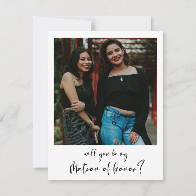 Moderno será minha cartão com fotos de honra (Frente)