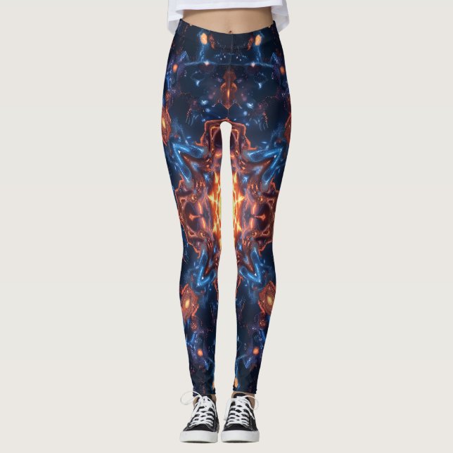 Moderno Simples : Leggings Legal do Rock Espacial  (Frente)