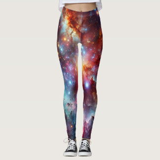 Moderno Simples : Leggings Legal do Rock Espacial