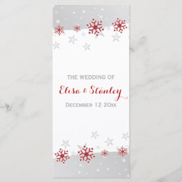 Moderno vermelho, cinza flocos de neve programa ca