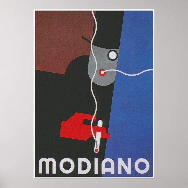 Modiano Italiana Advertisement Poster (Frente)