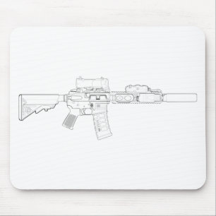 Modificação 0 Mousepad de CQBR MK18