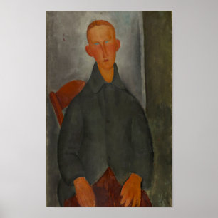 Modigliani Young Man Modern Art Impressão