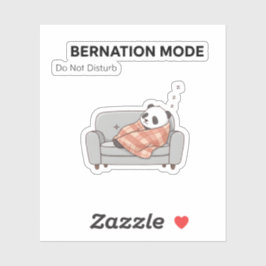 Modo Bearnation Adesivo Panda – Vibrações Preguiço