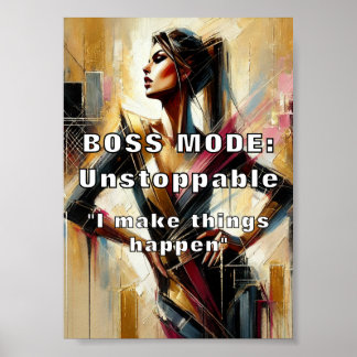 Modo Boss: Poster imbatível