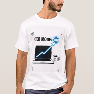 Modo CEO: LIGADO – Camiseta Mentalidade Empresaria