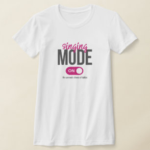 Modo de Cantar Rosa Ligado Camiseta