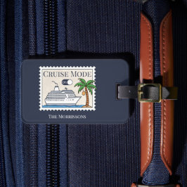 Modo De Cruzeiro Na Etiqueta De Bagagem