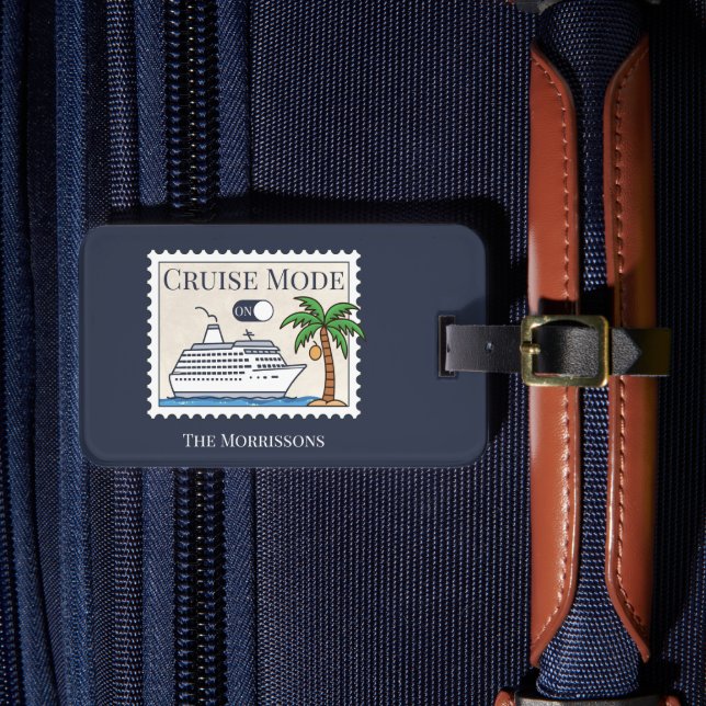 Modo De Cruzeiro Na Etiqueta De Bagagem (Frente Insitu 4)