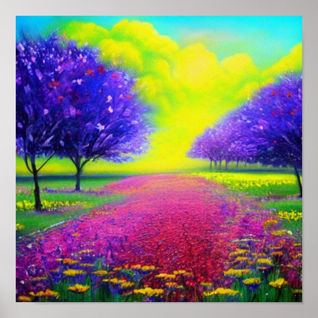 Modo de Flores Poster (Frente)