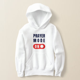 Modo De Oração Ativado. Garotas pullover Hoodie