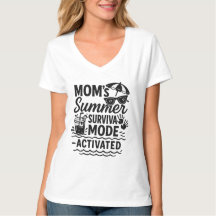 Modo de Sobrevivência de Verão da mãe - Camisa T A