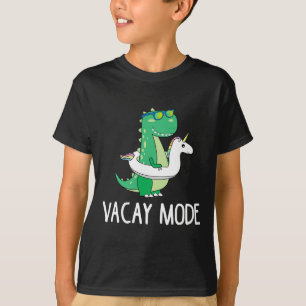 Modo Fago Dinossauro Bonito T Camisa Família Engra