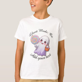 Modo Fantasma: Ativado – Camiseta de Halloween par